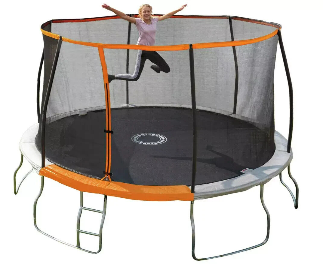 Sportspower 14ft Outdoor Kids Trampoline with Enclosure