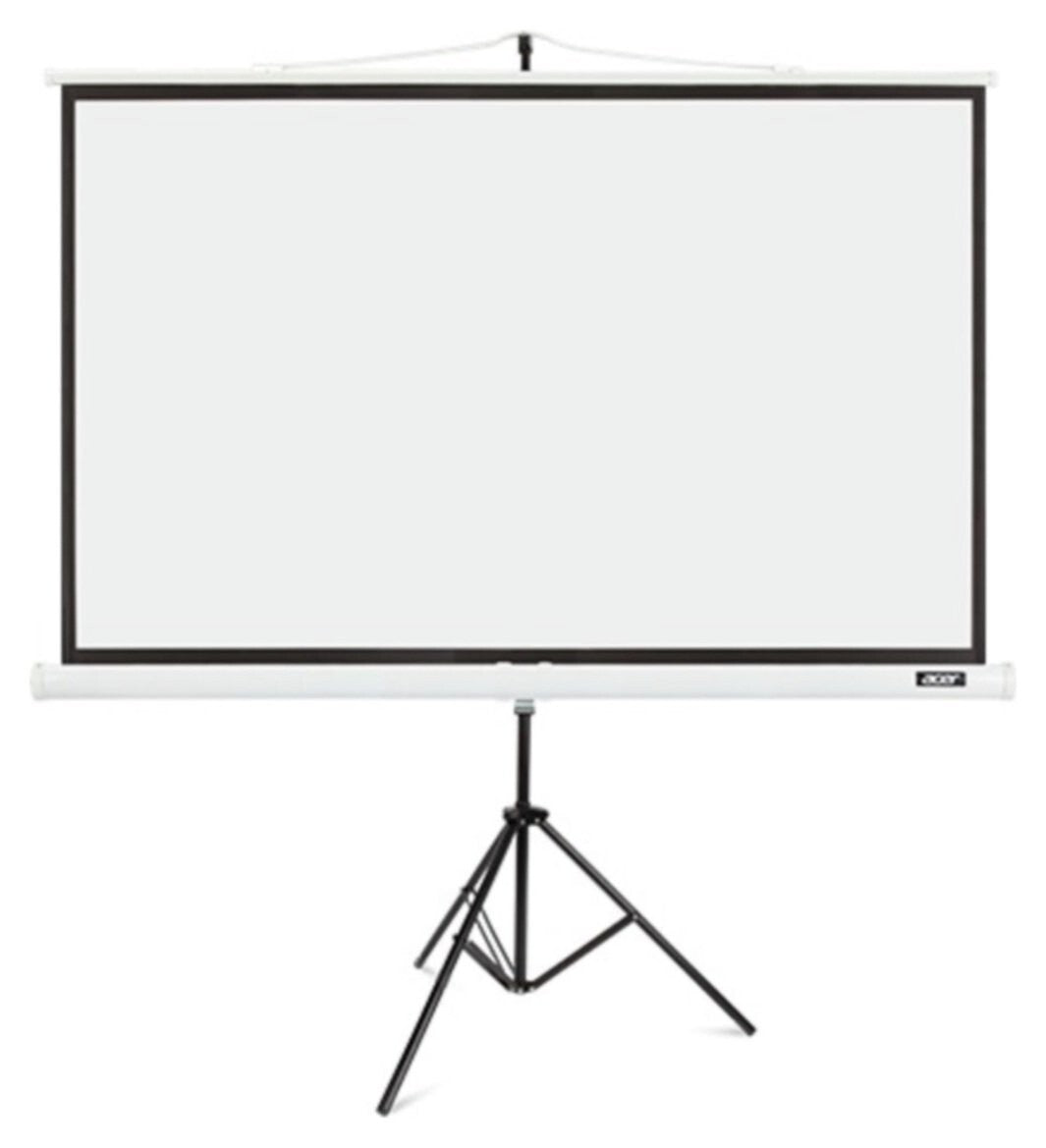 Acer 82 Inch Tripod Projection Screen | Portable for Home Cinema Movie Screen