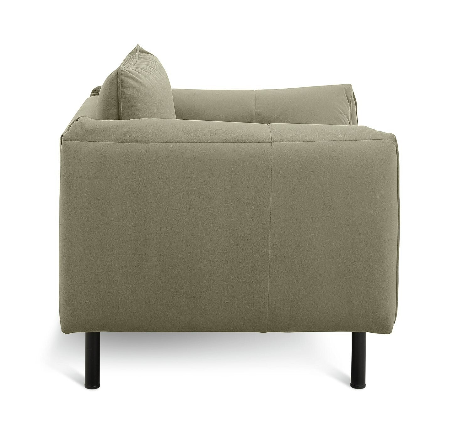Habitat Bexley Fabric Cuddle Chair in a Box - Olive