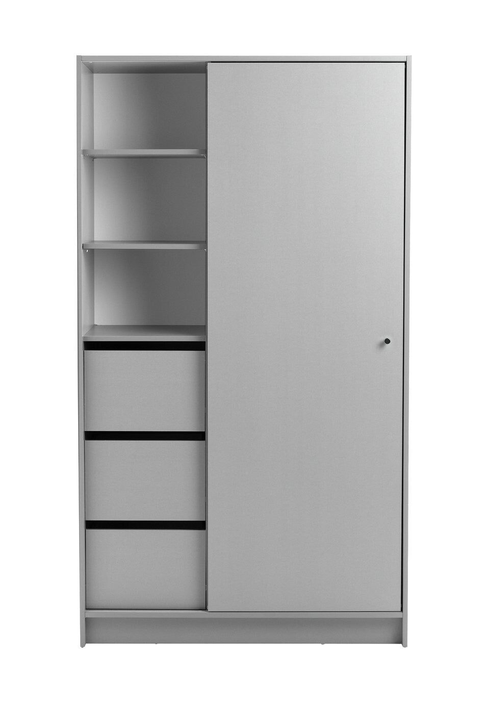 Malibu 1 Door Sliding Wardrobe - Grey