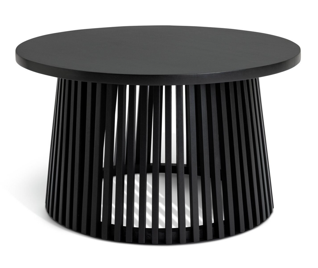 Habitat Jericho Round Coffee Table Black | Modern Design Living ( B Grade )