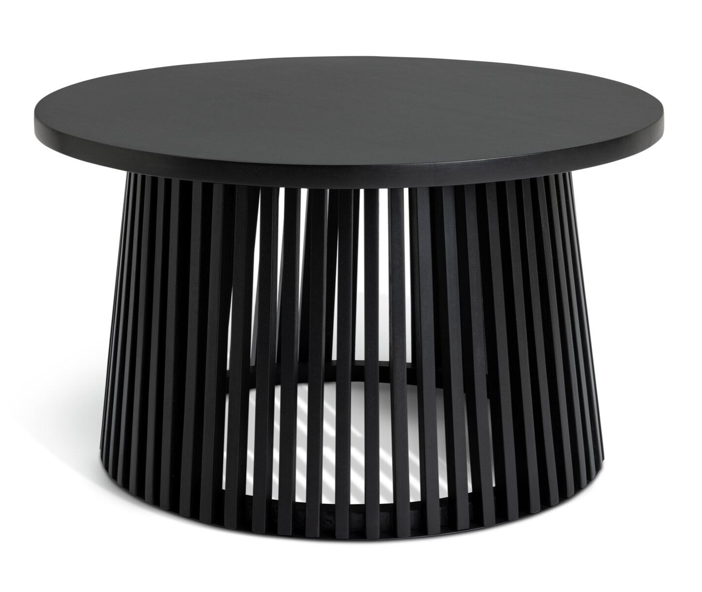 Habitat Jericho Round Coffee Table Black | Modern Design Living ( B Grade )