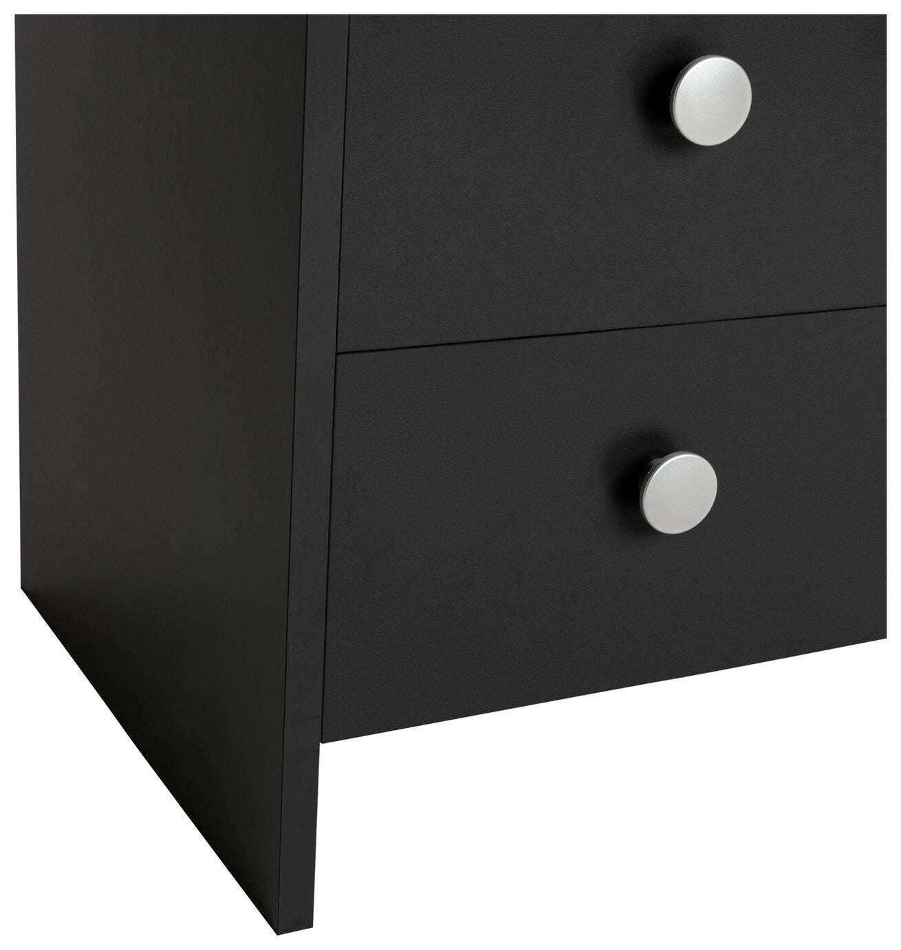 Home Seville 3 Drawer Chest Anthracite | Bedroom Furniture Storage Modern Design