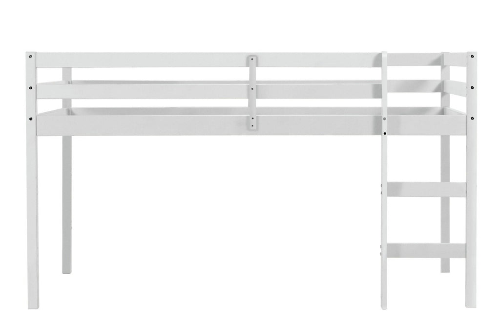 Kaycie Mid Sleeper Single Bed Frame - White