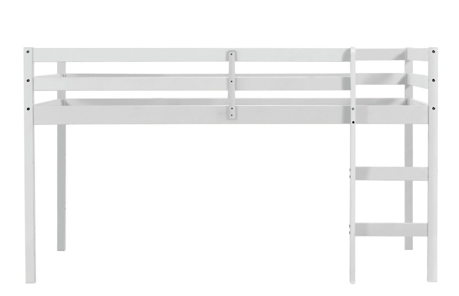 Kaycie Mid Sleeper Single Bed Frame - White