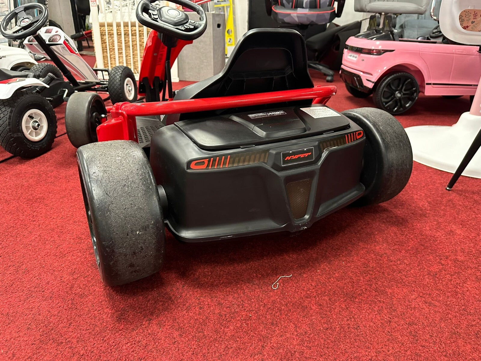 Hyper Drift Go Kart 24V Electric Ride On - Red (B)