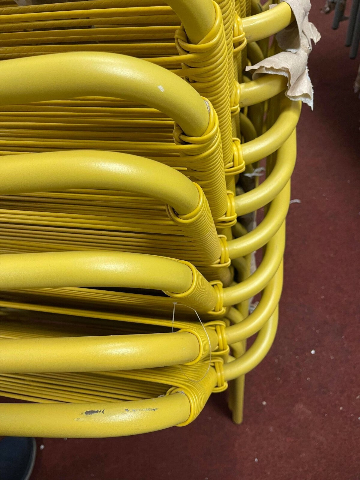 Ipanema garden chairs yellow x2