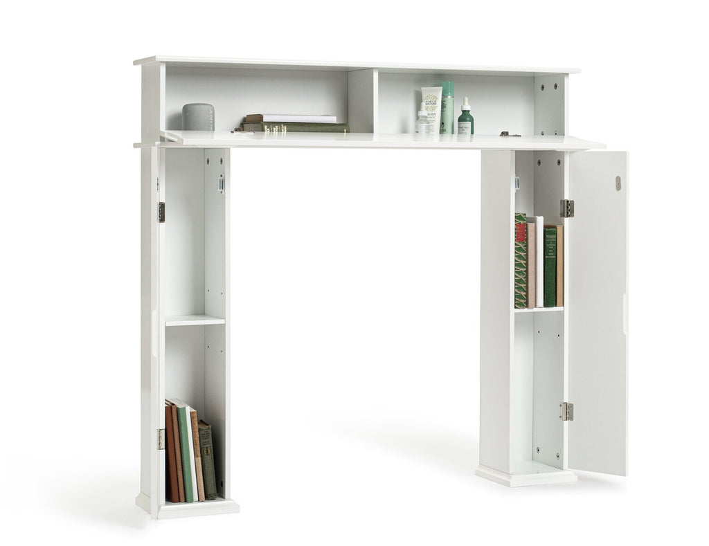 Habitat Fireplace Surround with Storage - White