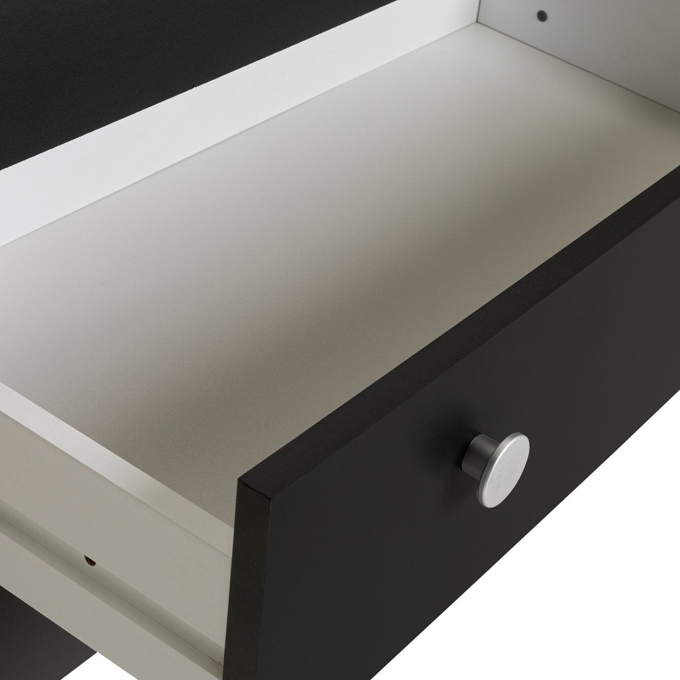 Home Seville 3 Drawer Chest Anthracite | Bedroom Furniture Storage Modern Design