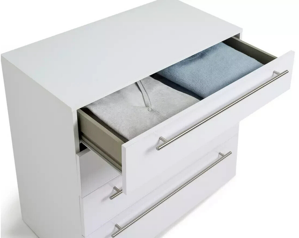 Habitat Atlas 4 Drawer Chest - White Gloss