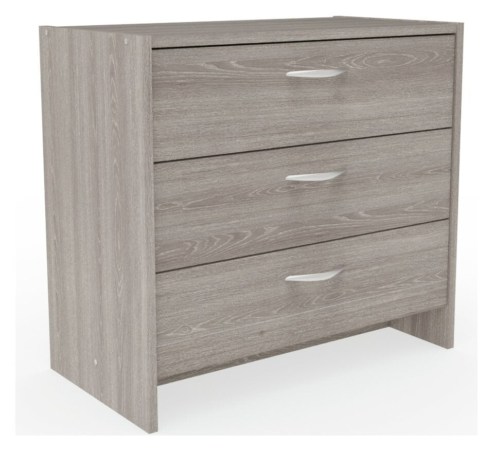 Seville 2 Piece 1 Door Wardrobe Set - Grey & Oak