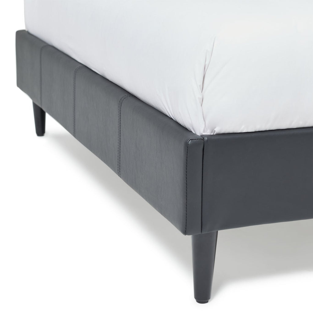 Skylar Small Double Bed Frame - Black | Metal Bed Frame for Bedroom Guest Room