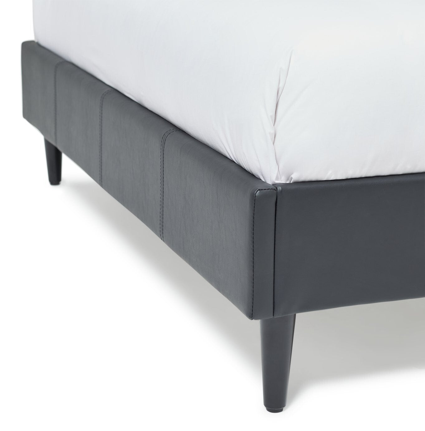 Skylar Small Double Bed Frame - Black | Metal Bed Frame for Bedroom Guest Room