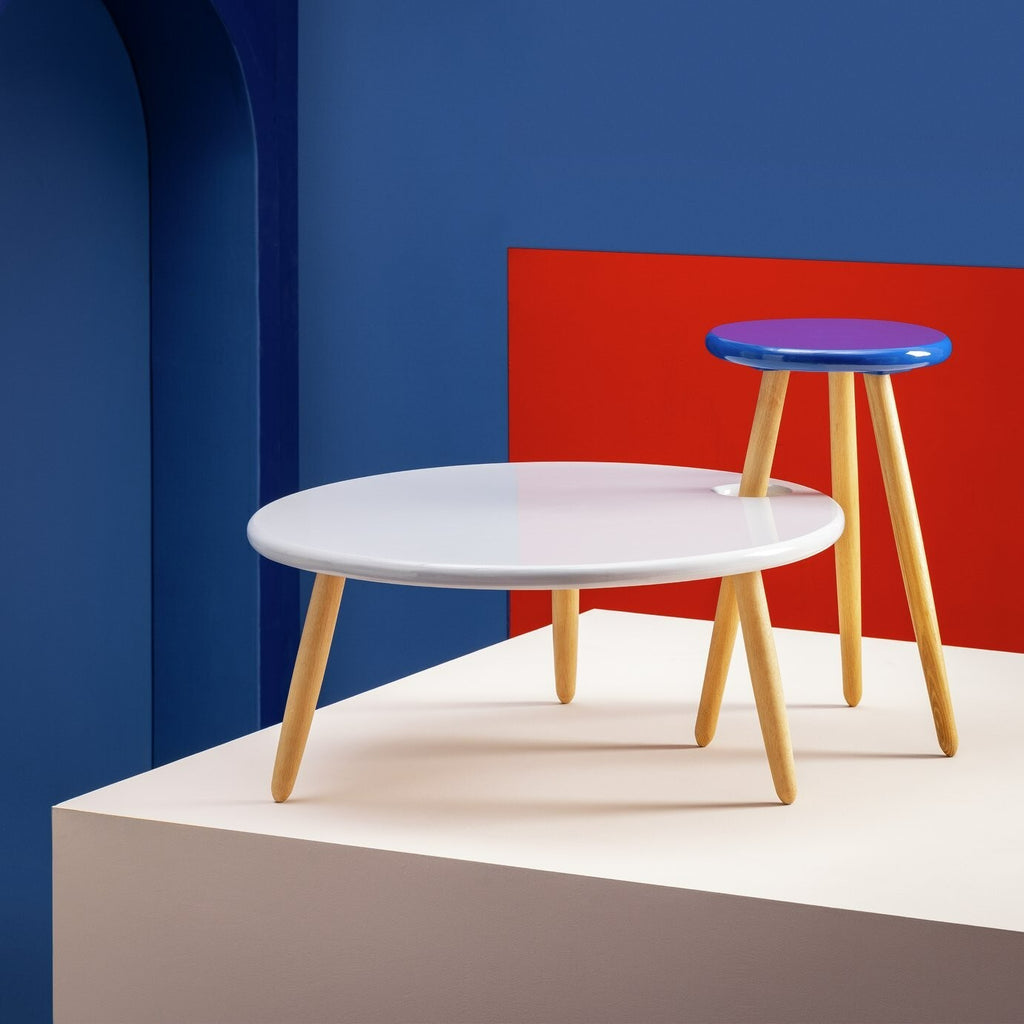 Habitat 60 Yumemi Round Coffee Table by Felix Conran - Grey