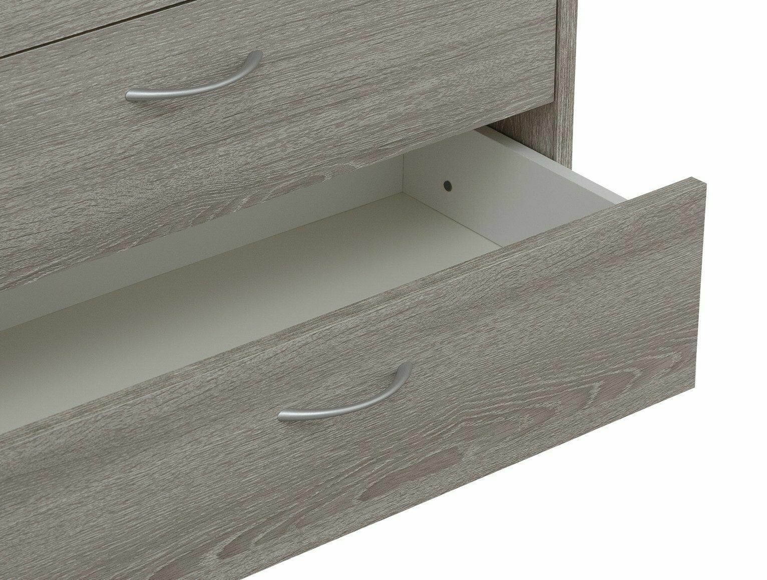 Seville 5 Drawer Chest - Grey Oak Effect