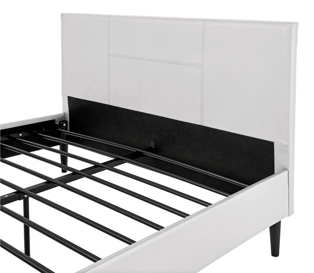 Skylar Double Bed Frame - White