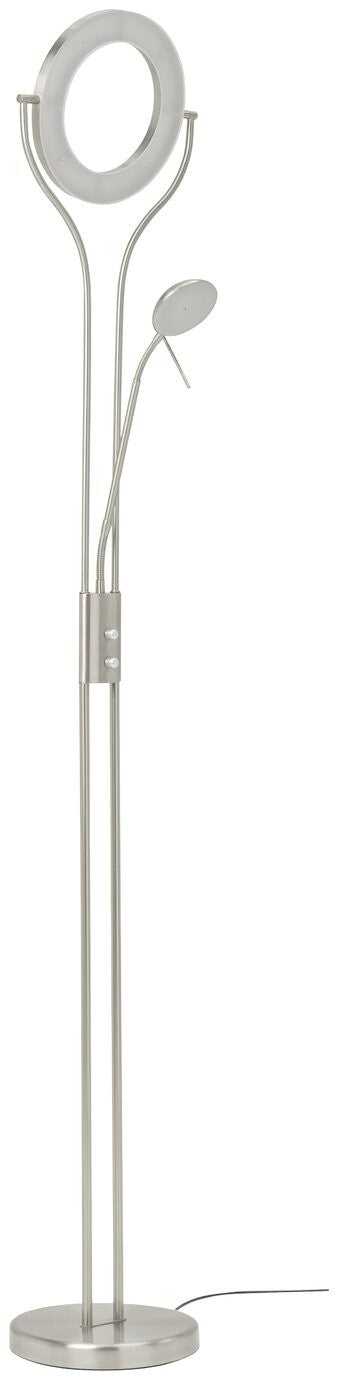 Father & Child LED Uplighter Floor Lamp - Chrome