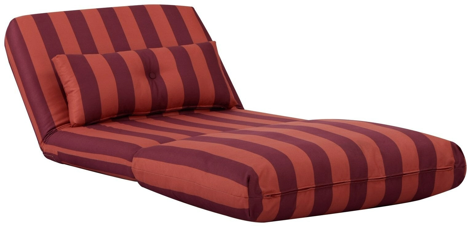 Lexi Single Fabric Chairbed - Red