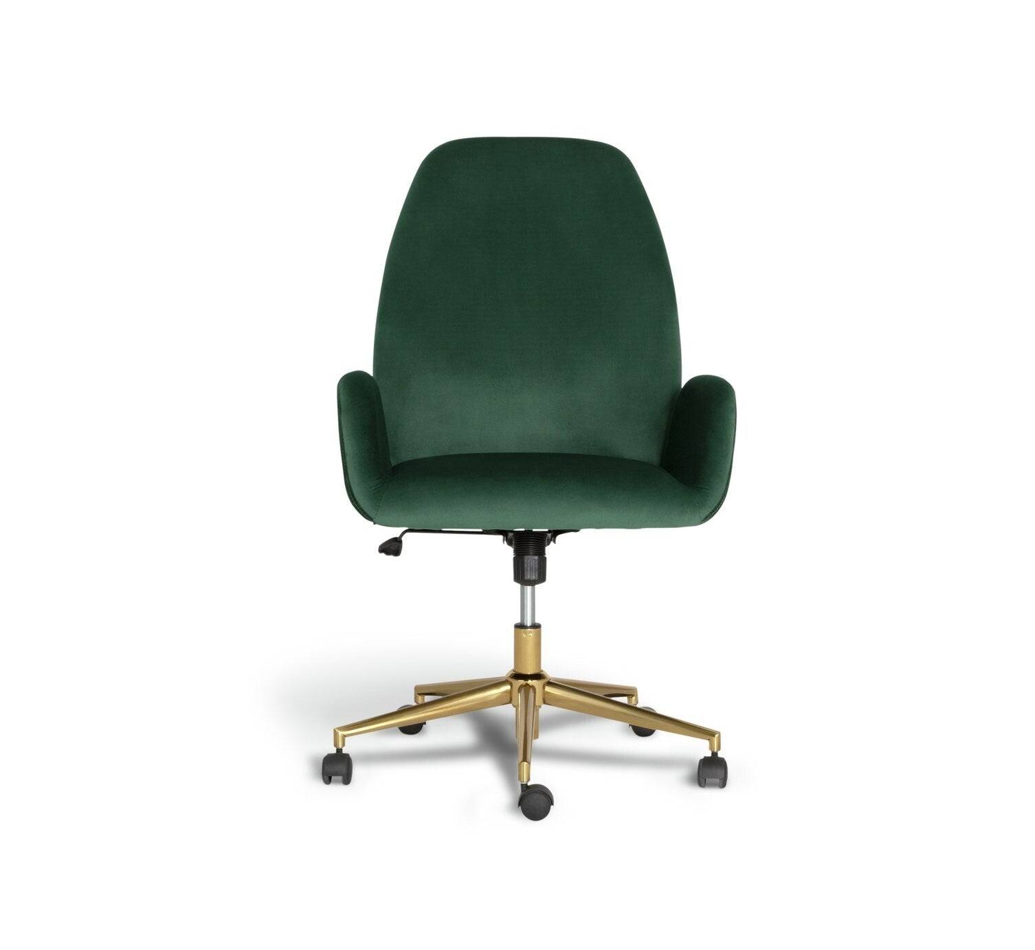 Clarice Velvet Office Chair - Green