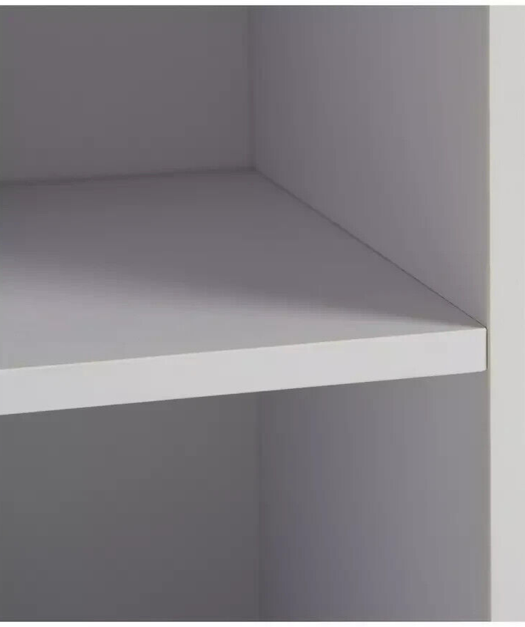Prime Mirrored Narrow Tallboy - White