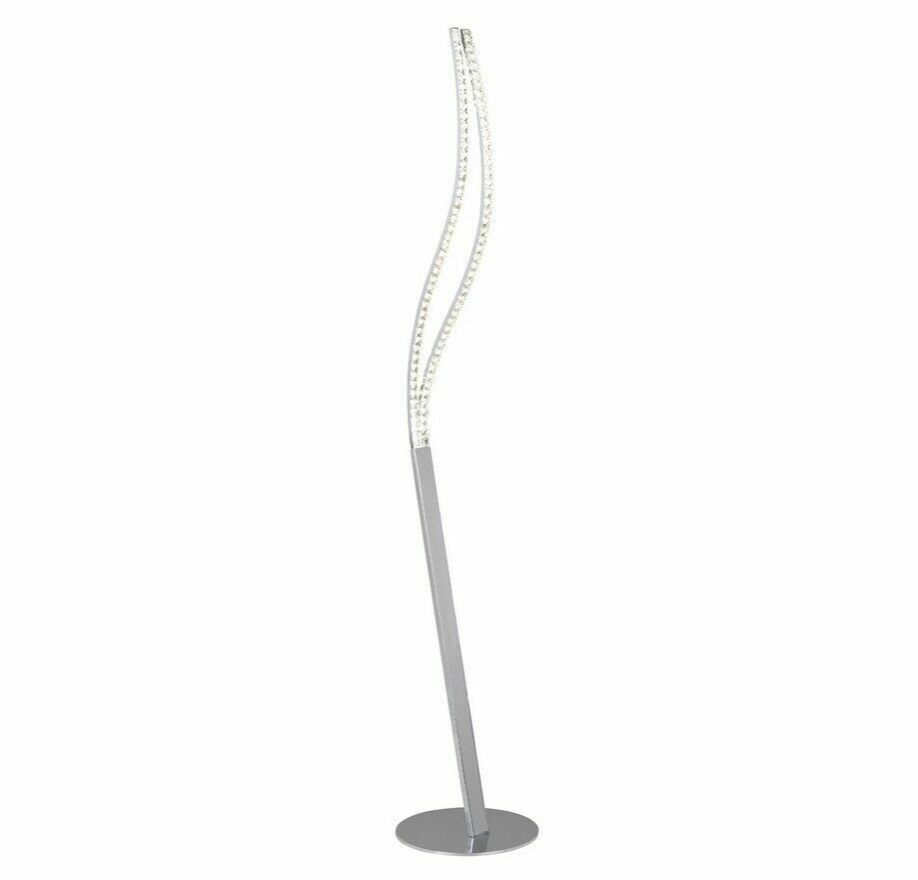 Sophia LED Floor Lamp - Chrome