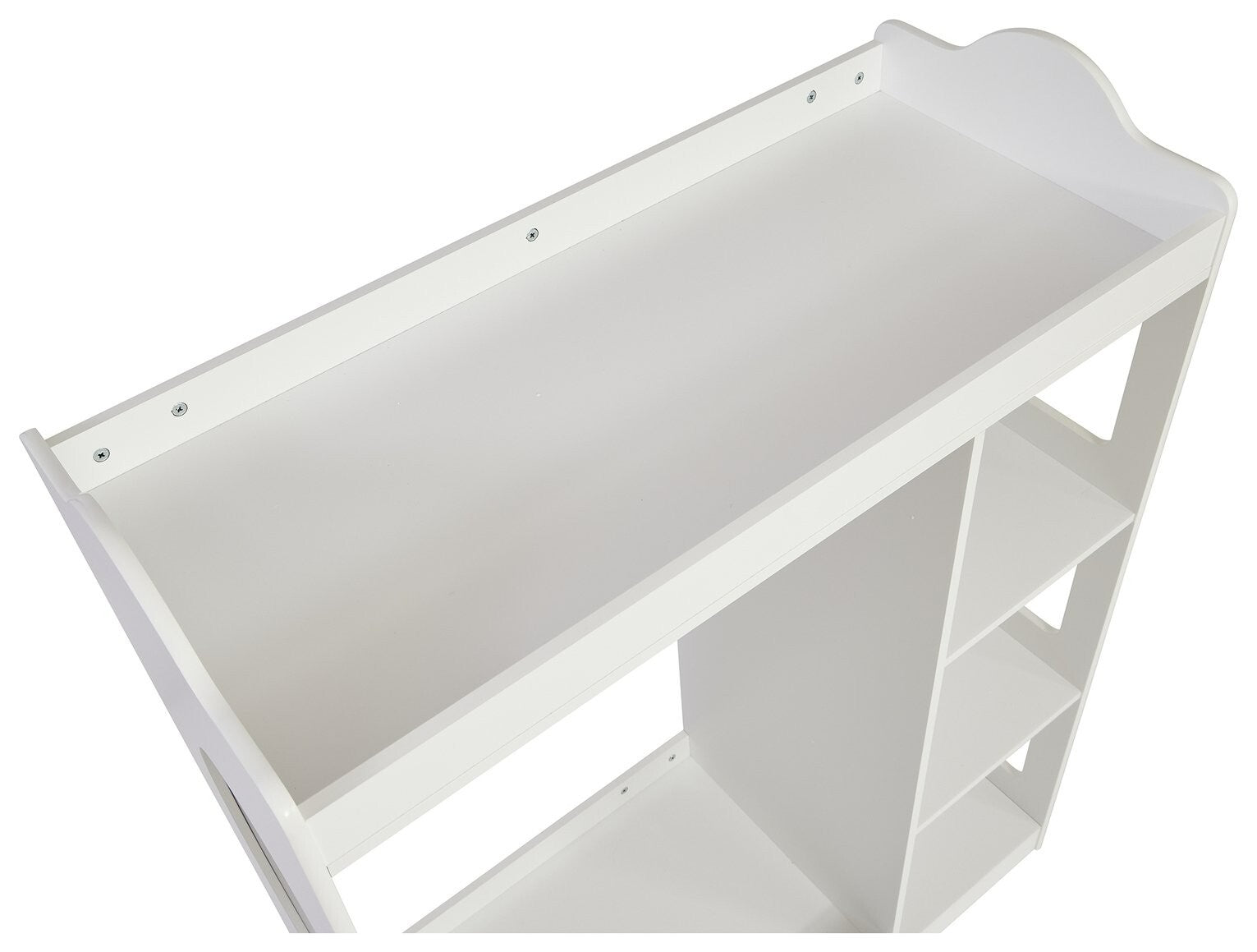 Liberty House Kids Dressing Rail with Mirror - White