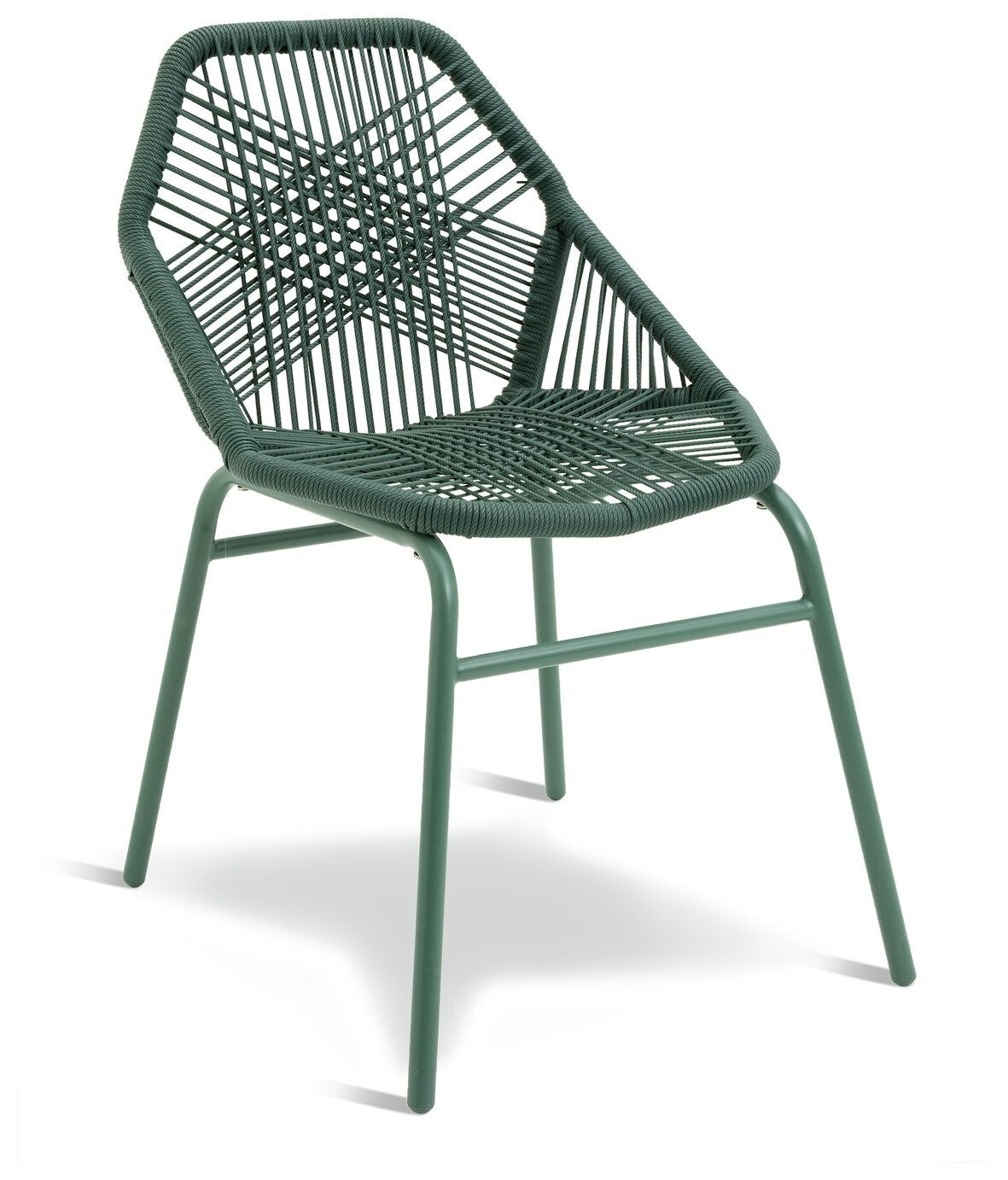Habitat Hector 4 Seater Rattan Effect Patio Set - Green