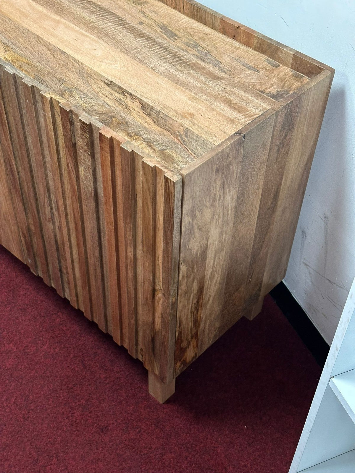 Assembled Jericho 3 Door Sideboard - Natural (S)
