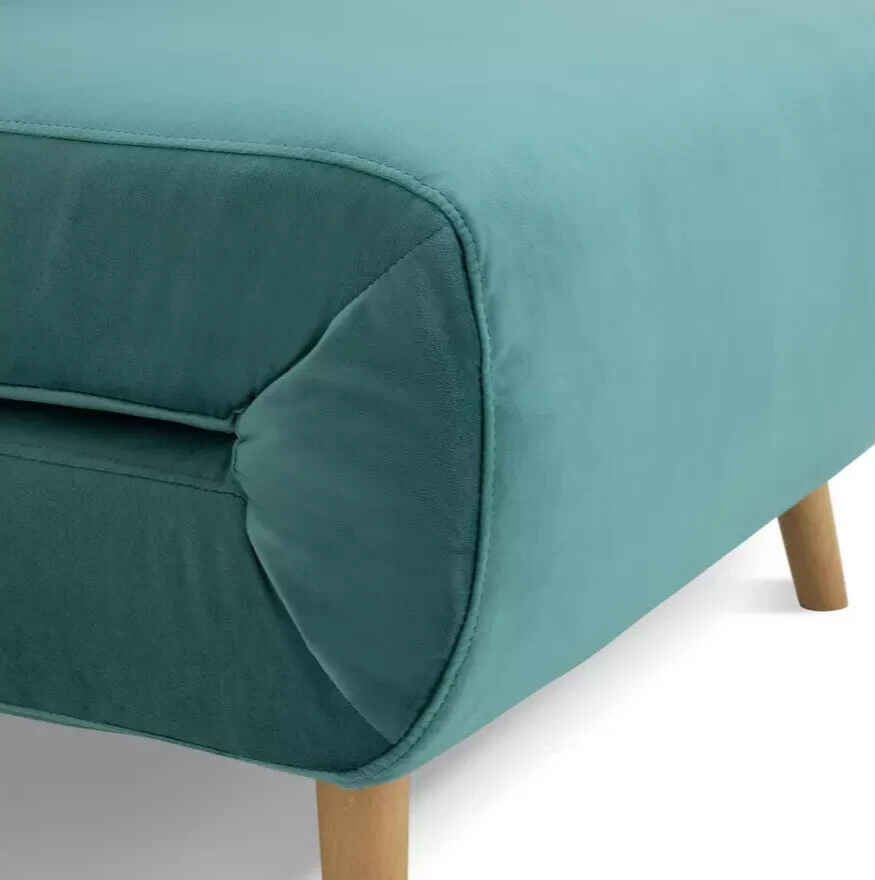 Habitat Roma Single Compact Fabric Chairbed - Teal