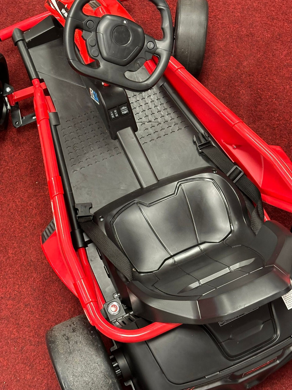 Hyper Drift Go Kart 24V Electric Ride On - Red (B)