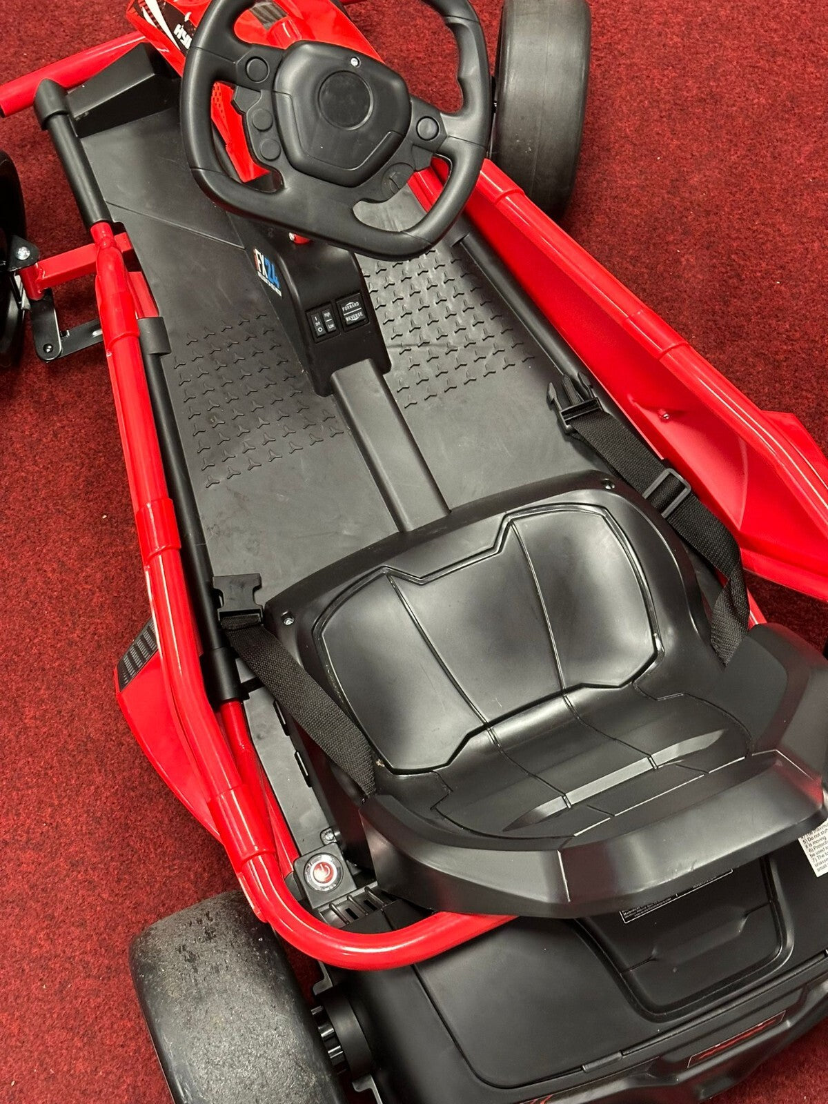 Hyper Drift Go Kart 24V Electric Ride On - Red (B)