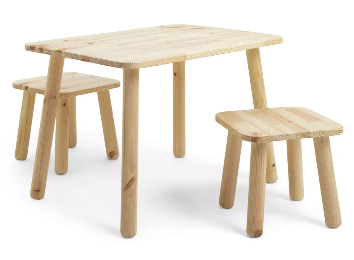 Habitat Kids Felix Table and 2 Chairs - Pine