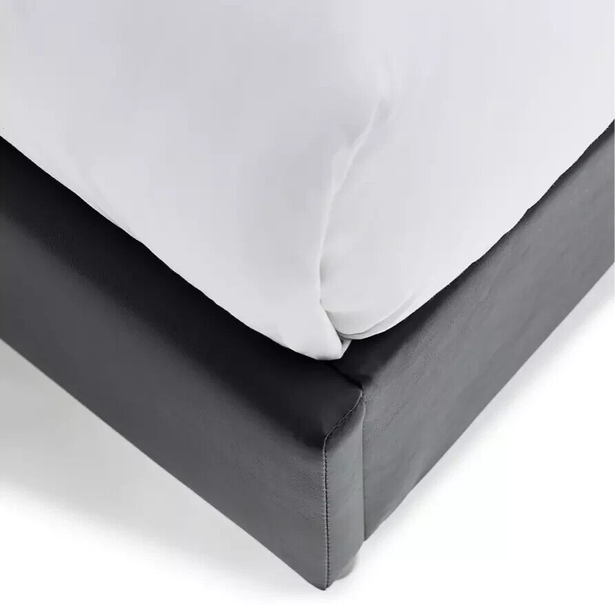 Home Skylar Double Bed Frame - Black | Metal Bed Frame for Bedroom or Guest Room