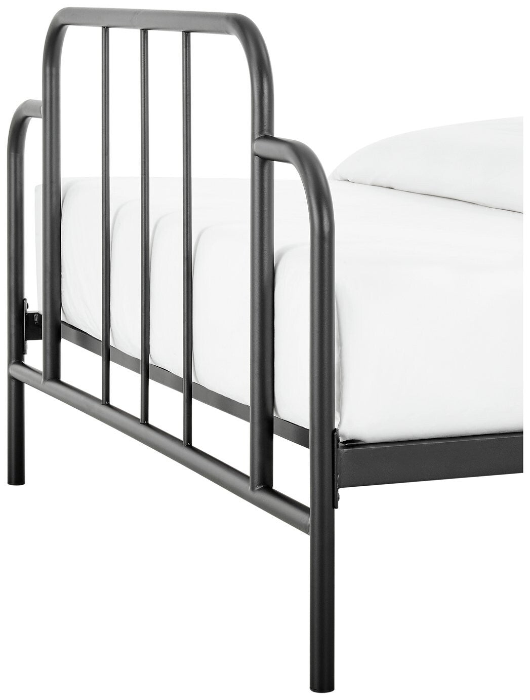 Habitat Jacques Kingsize Metal Bed Frame - Black | Strong Durable Frame Bedroom