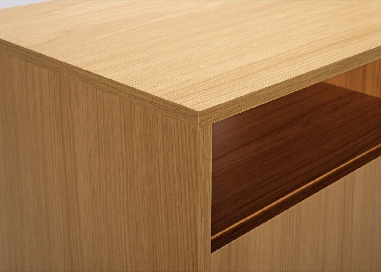 Habitat Turin 2 Door Extra Large TV Unit - Oak Effect