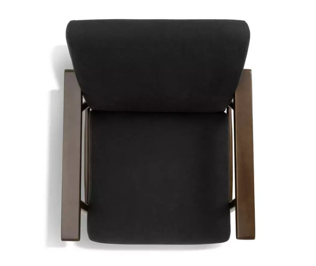 Watson Self Assembly Wood Accent Chair -Dark Grey