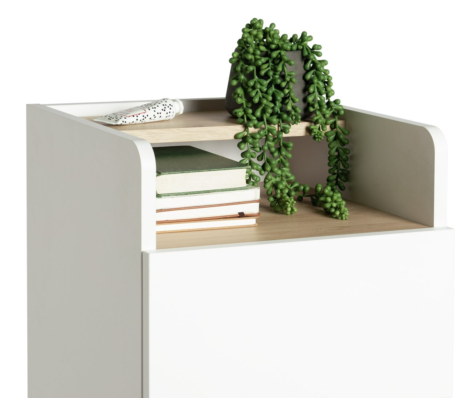 Habitat Skandi 5 Drawer Tallboy - White Two Tone
