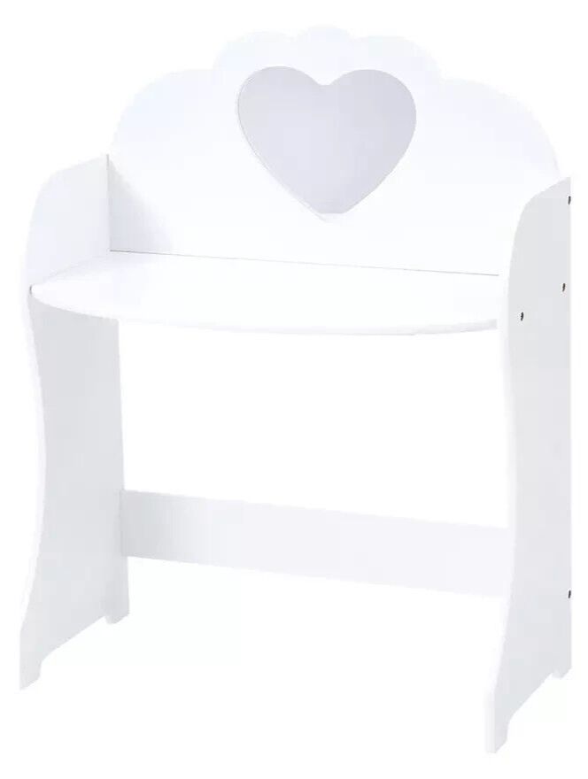 Liberty House Toys Kids Dressings Table And Stool - White