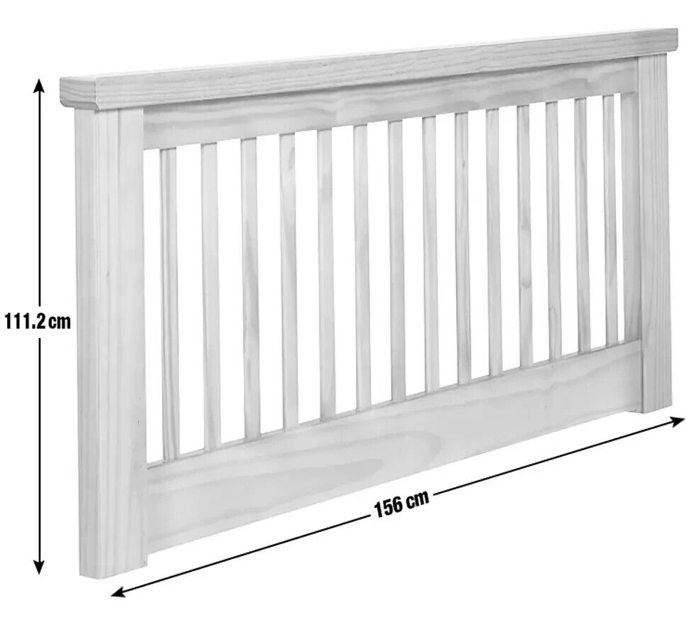 Aubrey Kingsize Headboard - White