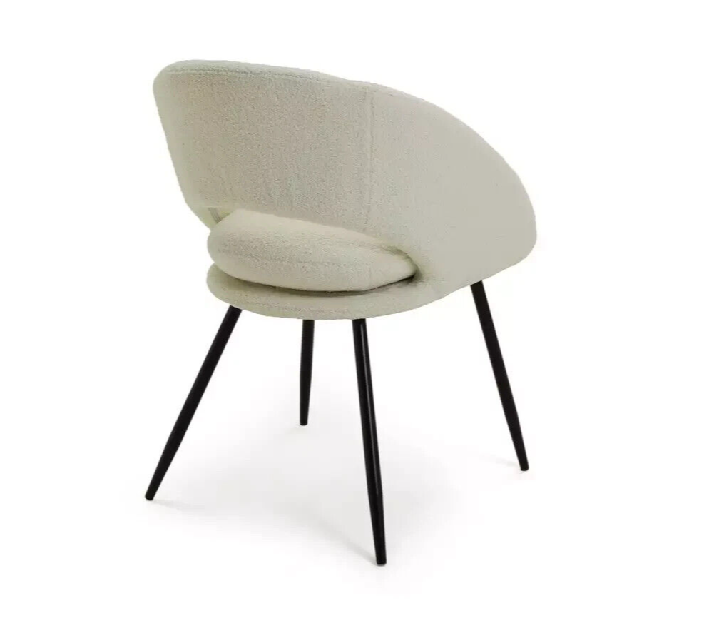 Habitat Hermione Boucle Chair - Cream