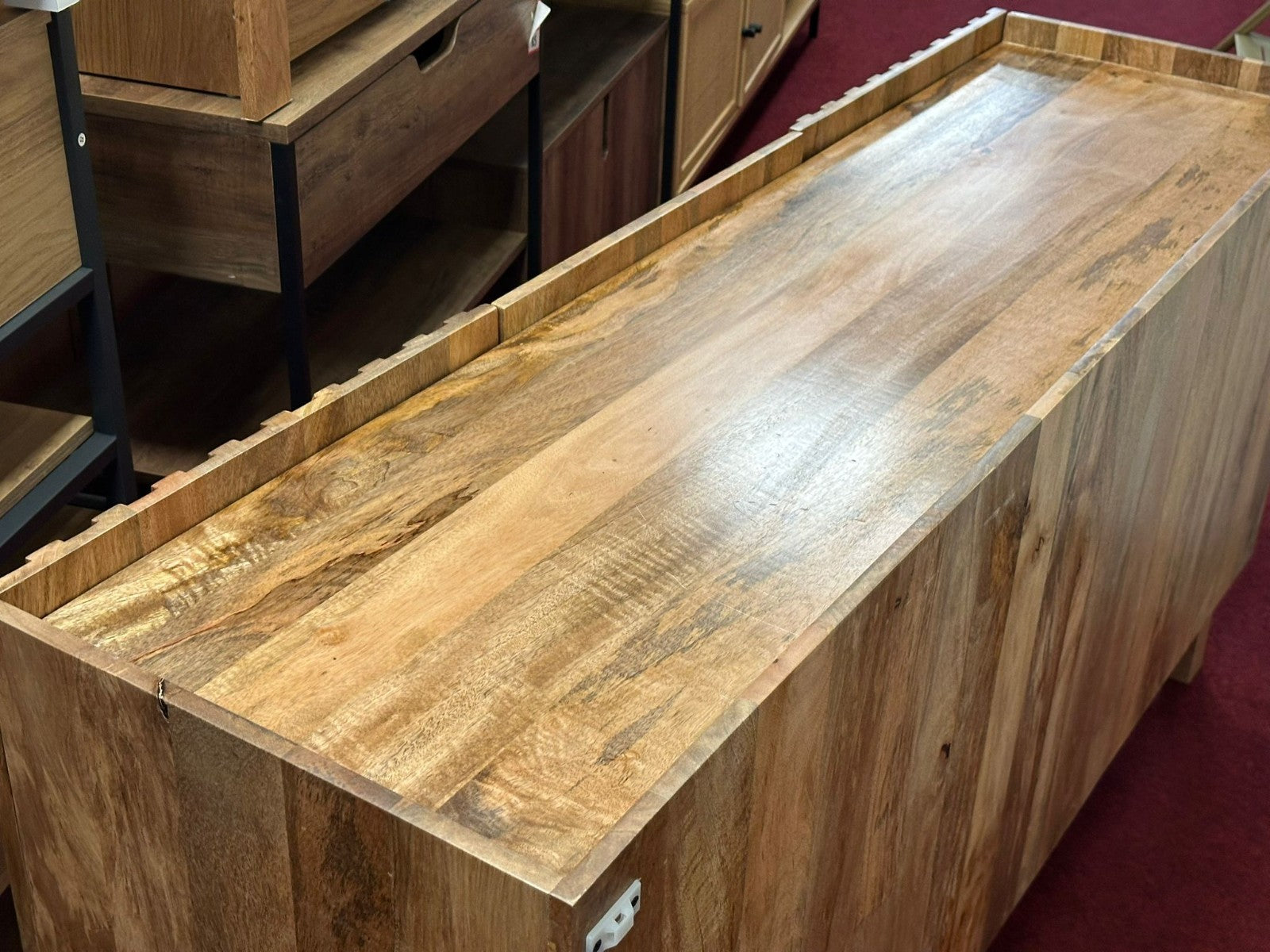 Assembled Jericho 3 Door Sideboard - Natural (S)