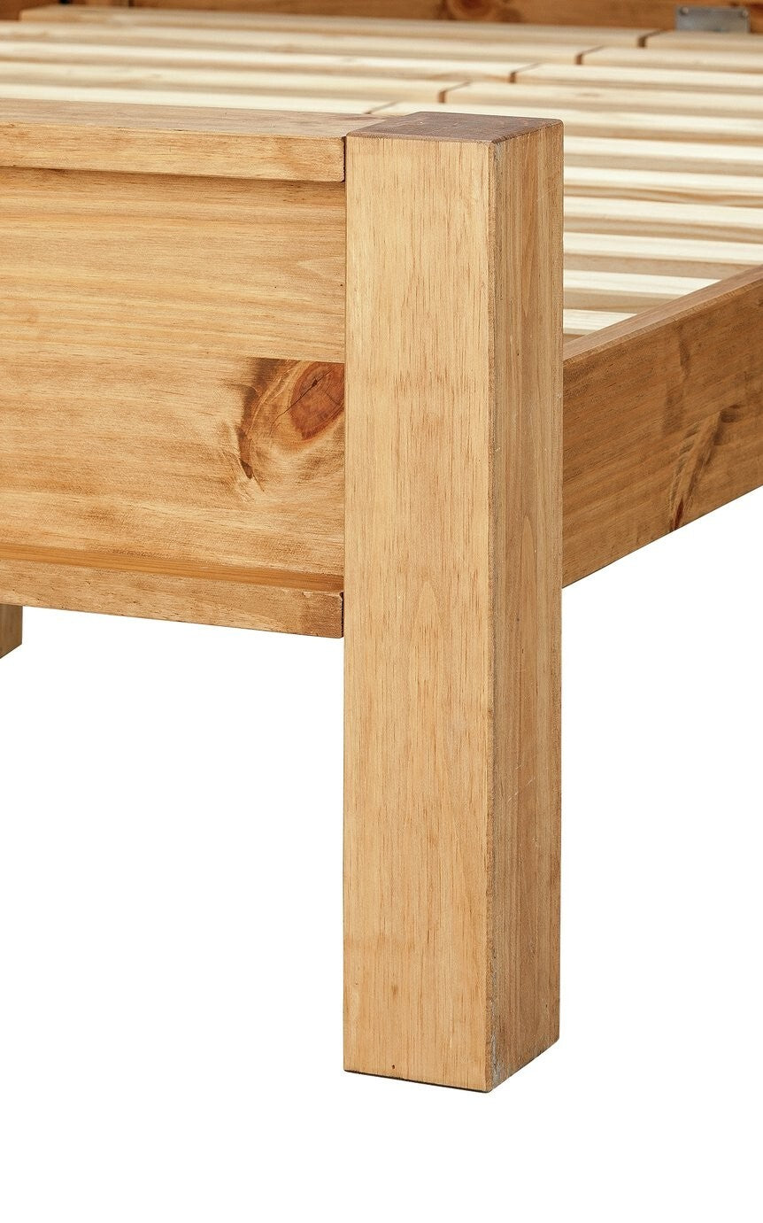 Habitat Fairfield Kingsize Wooden Bed Frame - Pine