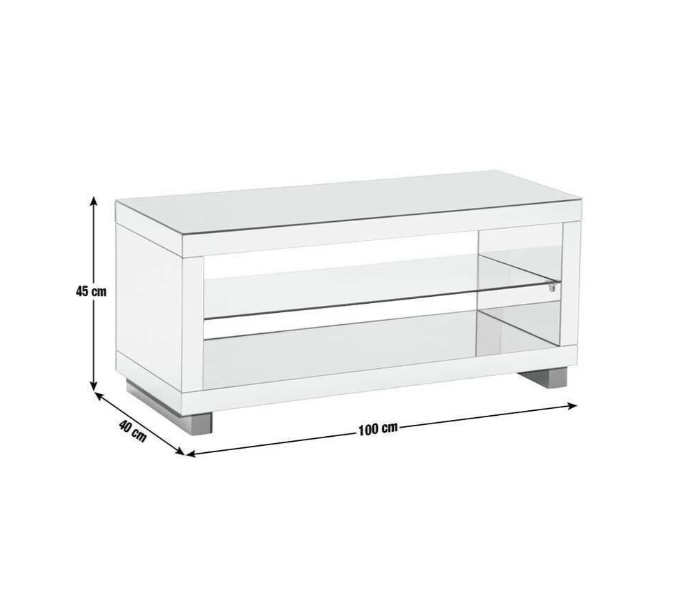 Habitat Sylvie TV Unit - Mirrored