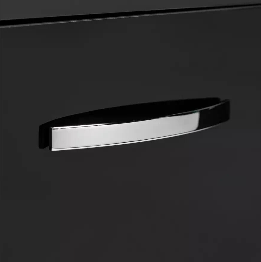 Habitat Hayward 2 Door TV Unit - Black Gloss ( B Grade 44483 - 44487 )