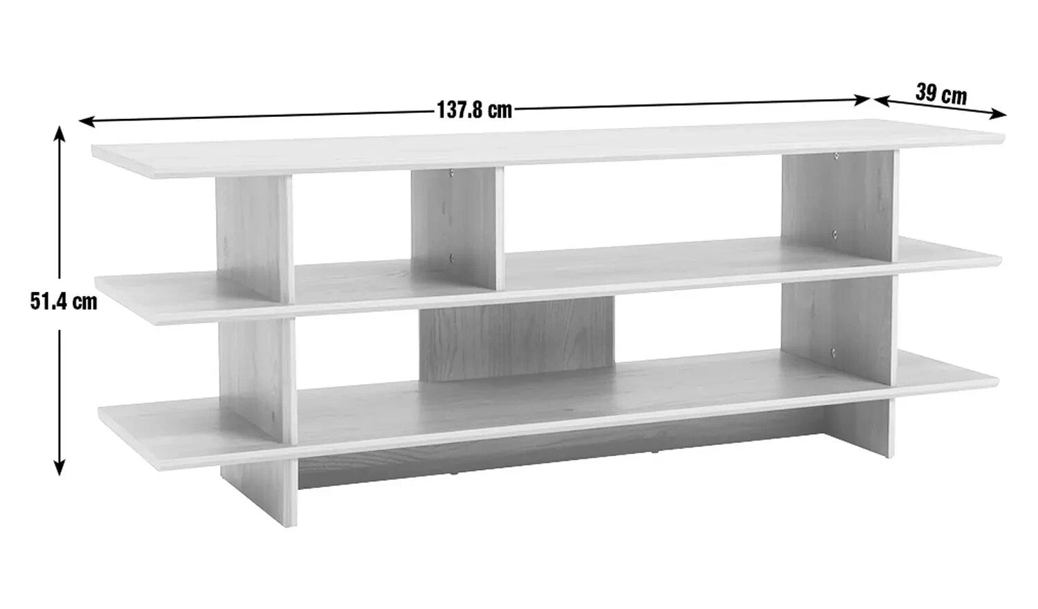 Raymond TV Unit Oak | Modern Entertainment Stand Living Room TV Media Storage
