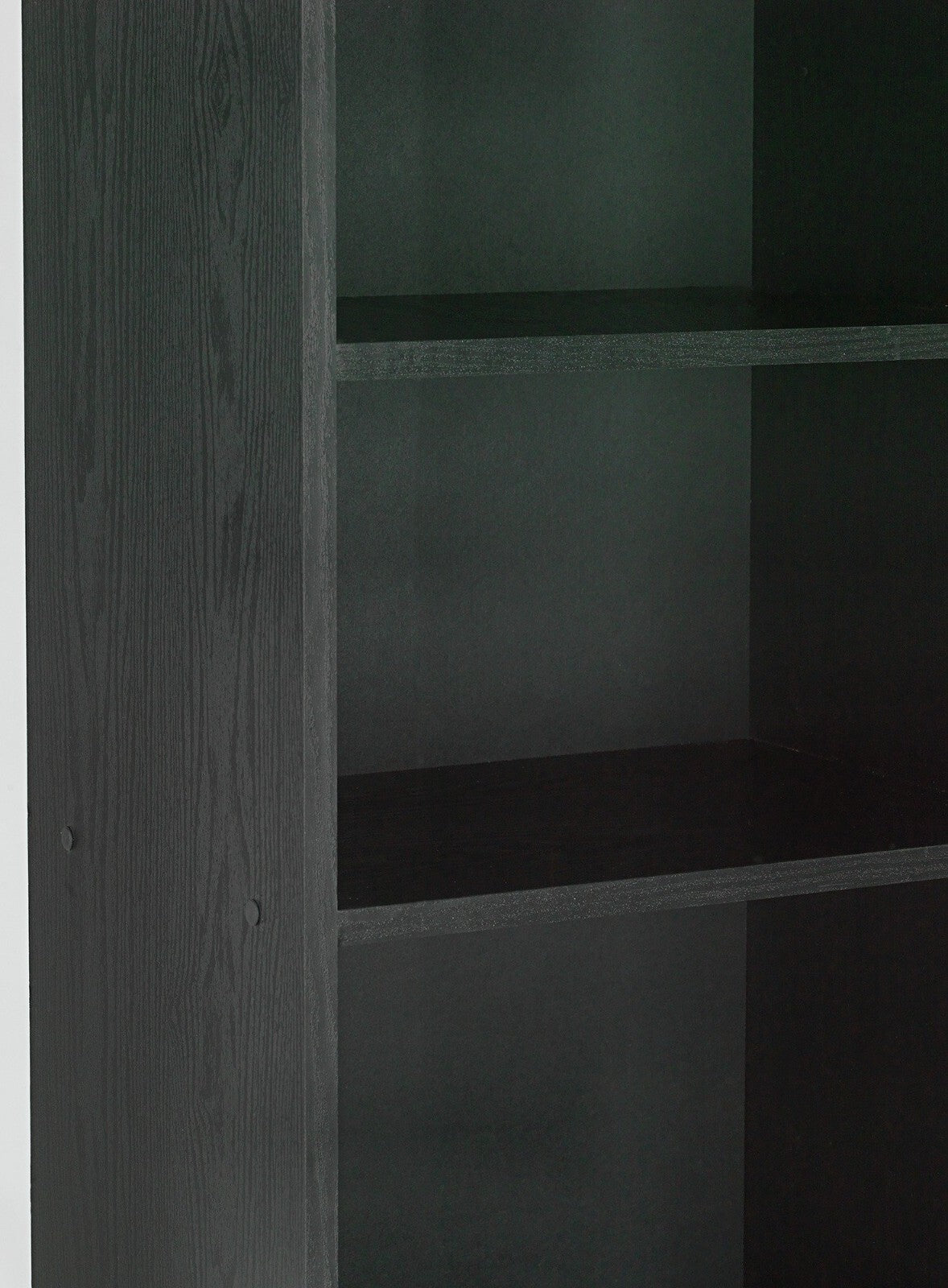 Maine 6 Shelf Bookcase - Shelving Storage Unit Display Cabinet - Black