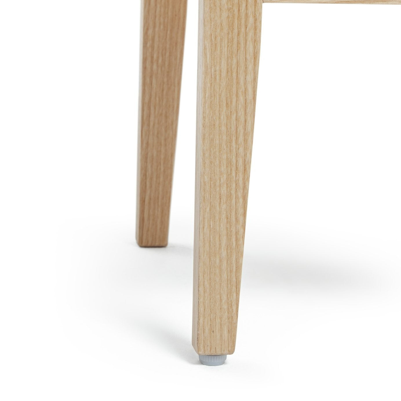 Mornington Rattan 1 Drawer Bedside Table - Oak