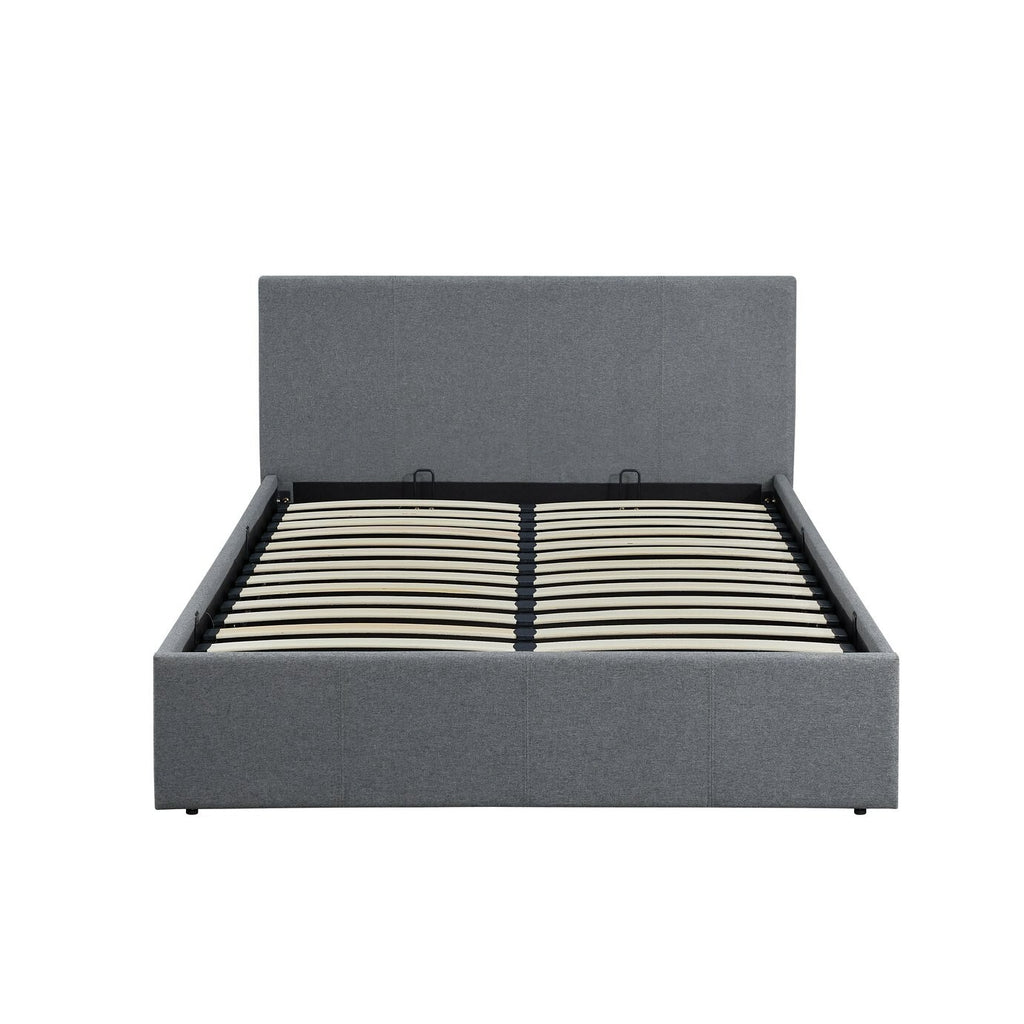 Heathdon Double End Lift Ottoman Bed - Grey