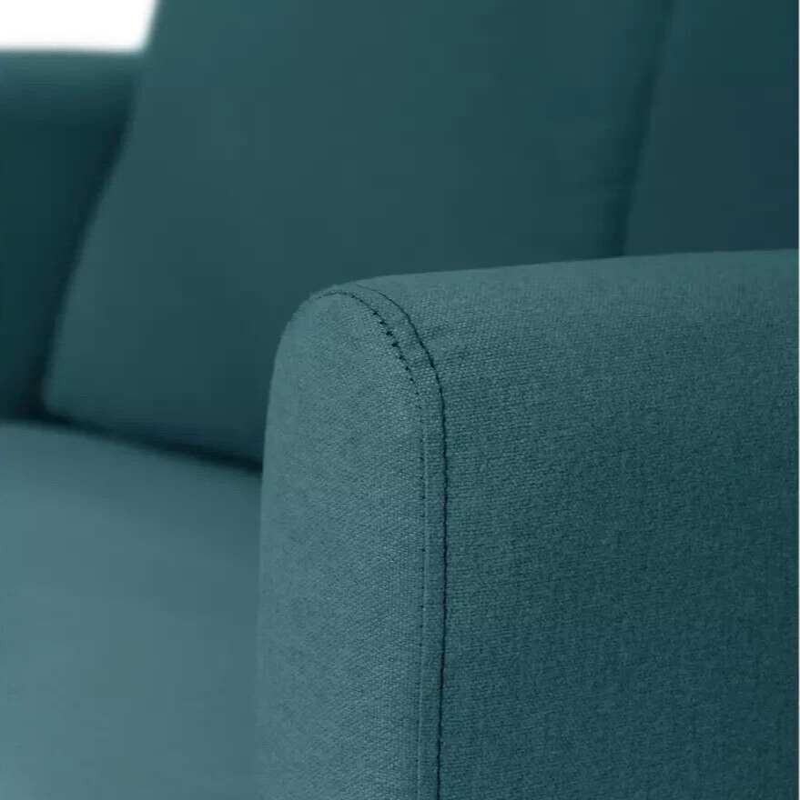 Habitat Remi Fabric 2 Seater Chaise Sofa in a box - Teal