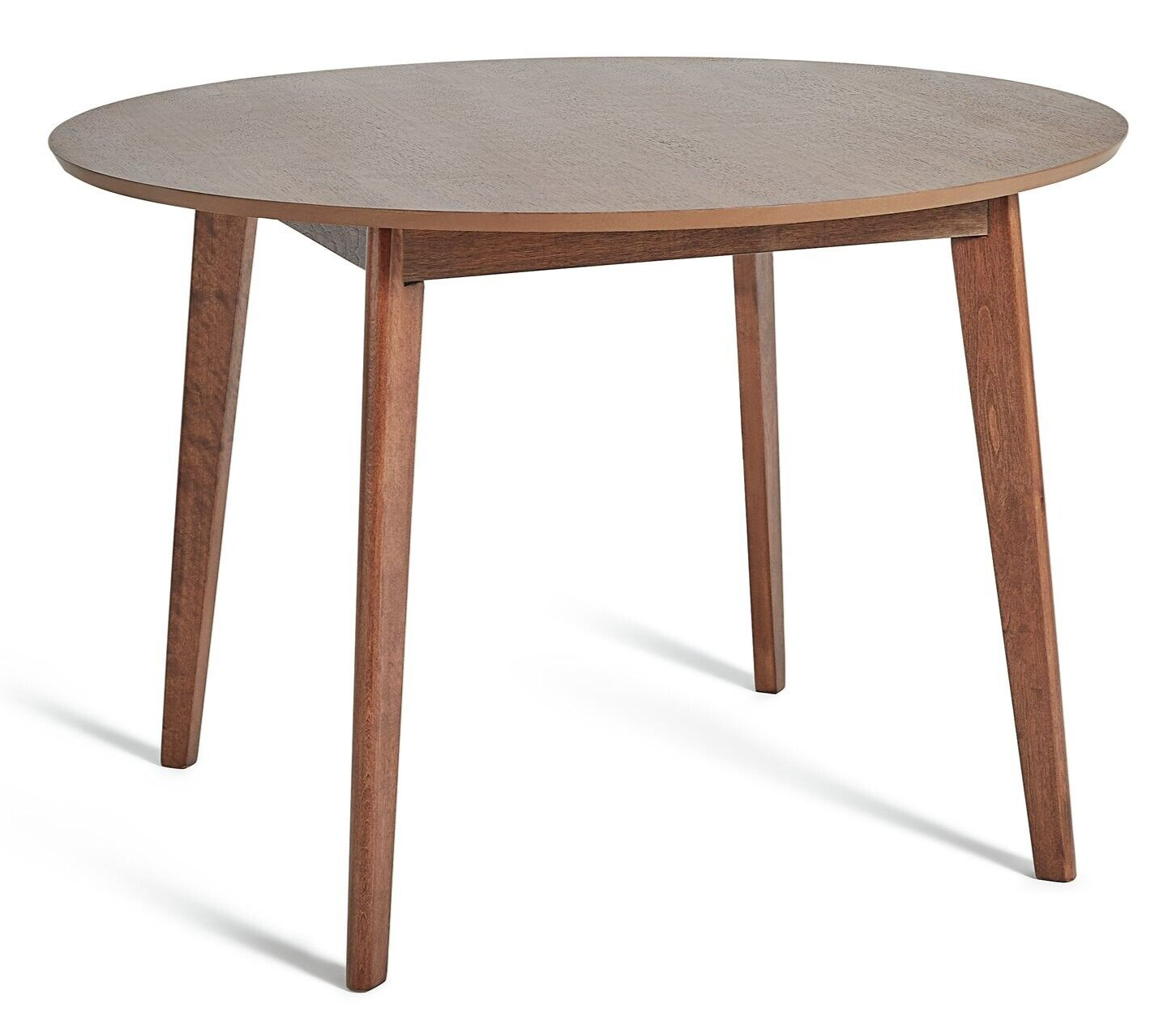 Habitat Skandi Walnut Veneer Round 4 Seater Table